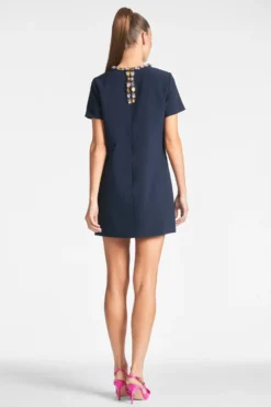 Lauren Dress - Dark Midnight 7 Lauren Dress - Dark Midnight -Sachin & Babi Shop LAURENDRESS MIDNIGHT BACK scaled