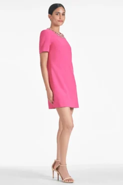 Lauren Dress - Rose Pink -Sachin & Babi Shop LAURENDRESS ROSEPINK SIDE scaled