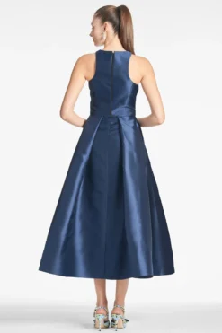 Leighton Skirt - Navy -Sachin & Babi Shop LEXIETOP LEIGHTONSKIRT NAVY BACK scaled