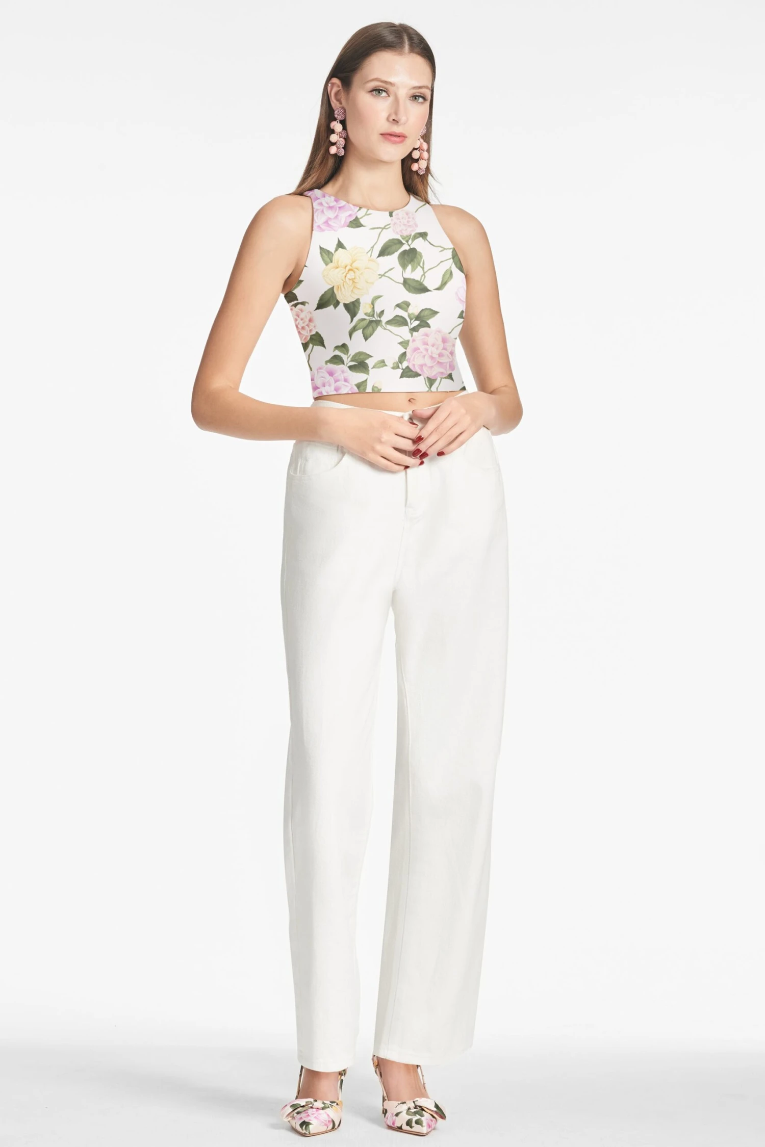 Lexie Top - Pink Lemonade Bouquet 2 Lexie Top - Pink Lemonade Bouquet - Image 2