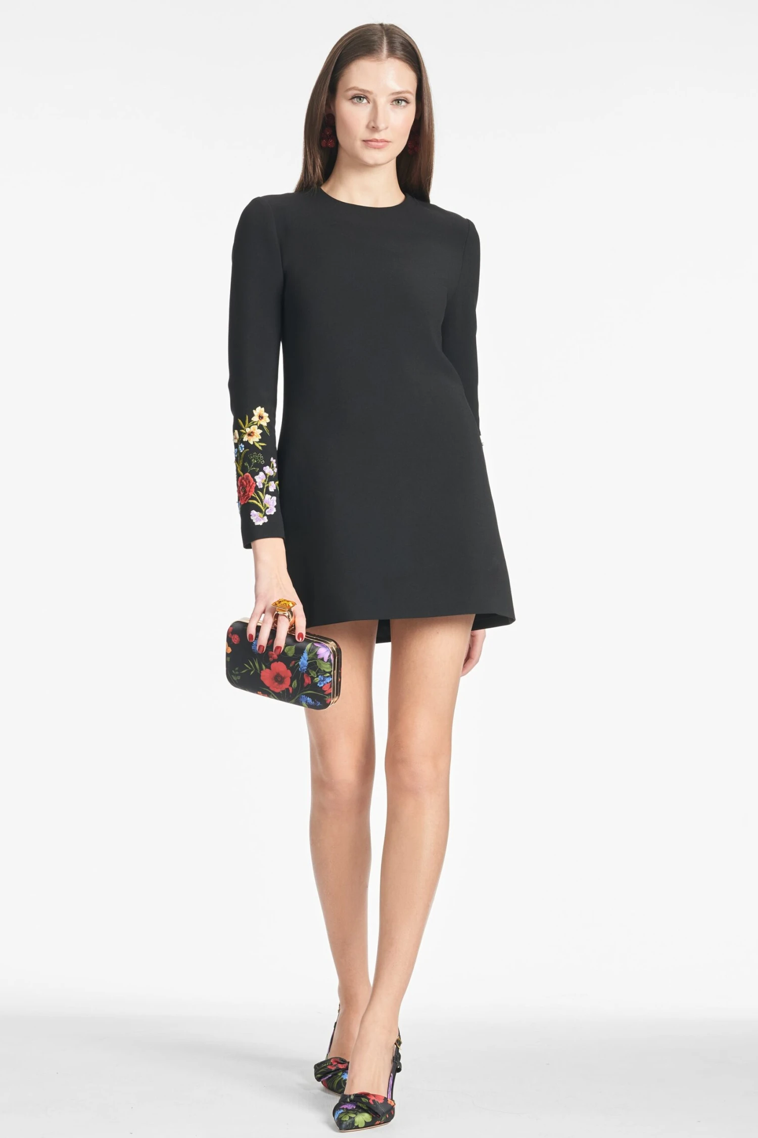 Lily Dress - Noir Bouquet 2 Lily Dress - Noir Bouquet - Image 2