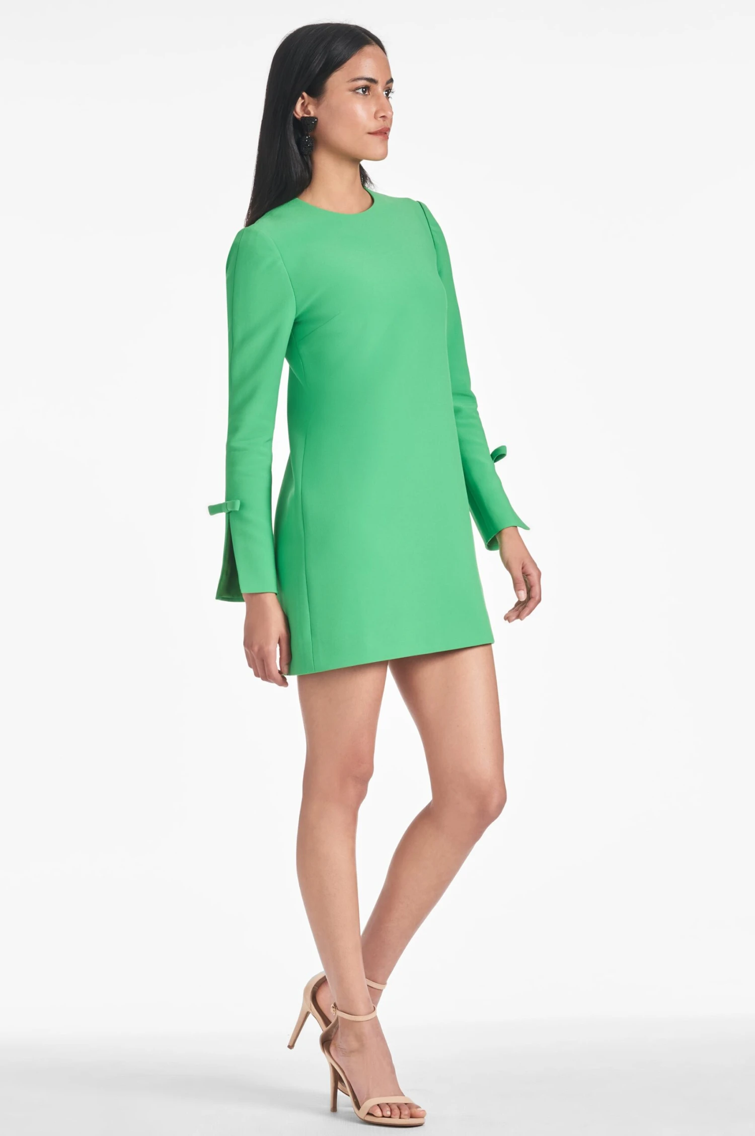 Lily Dress - Parrot Green 2 Lily Dress - Parrot Green - Image 2
