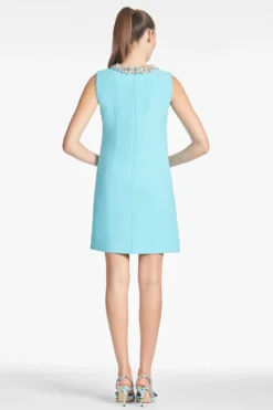 Liz Dress - Swiss Blue -Sachin & Babi Shop LIZDRESS SWISSBLUE BACK scaled
