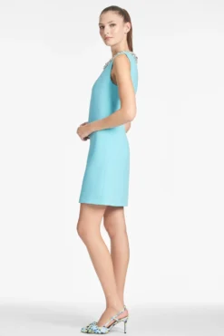 Liz Dress - Swiss Blue -Sachin & Babi Shop LIZDRESS SWISSBLUE SIDE scaled
