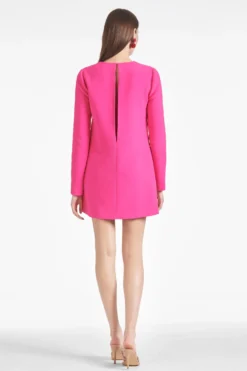 Lorelei Dress - Electric Pink -Sachin & Babi Shop LORELEIDRESS ELECTRICPINK BACK scaled