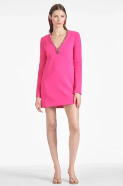 Lorelei Dress - Electric Pink
