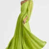 Makayla Gown - Chartreuse