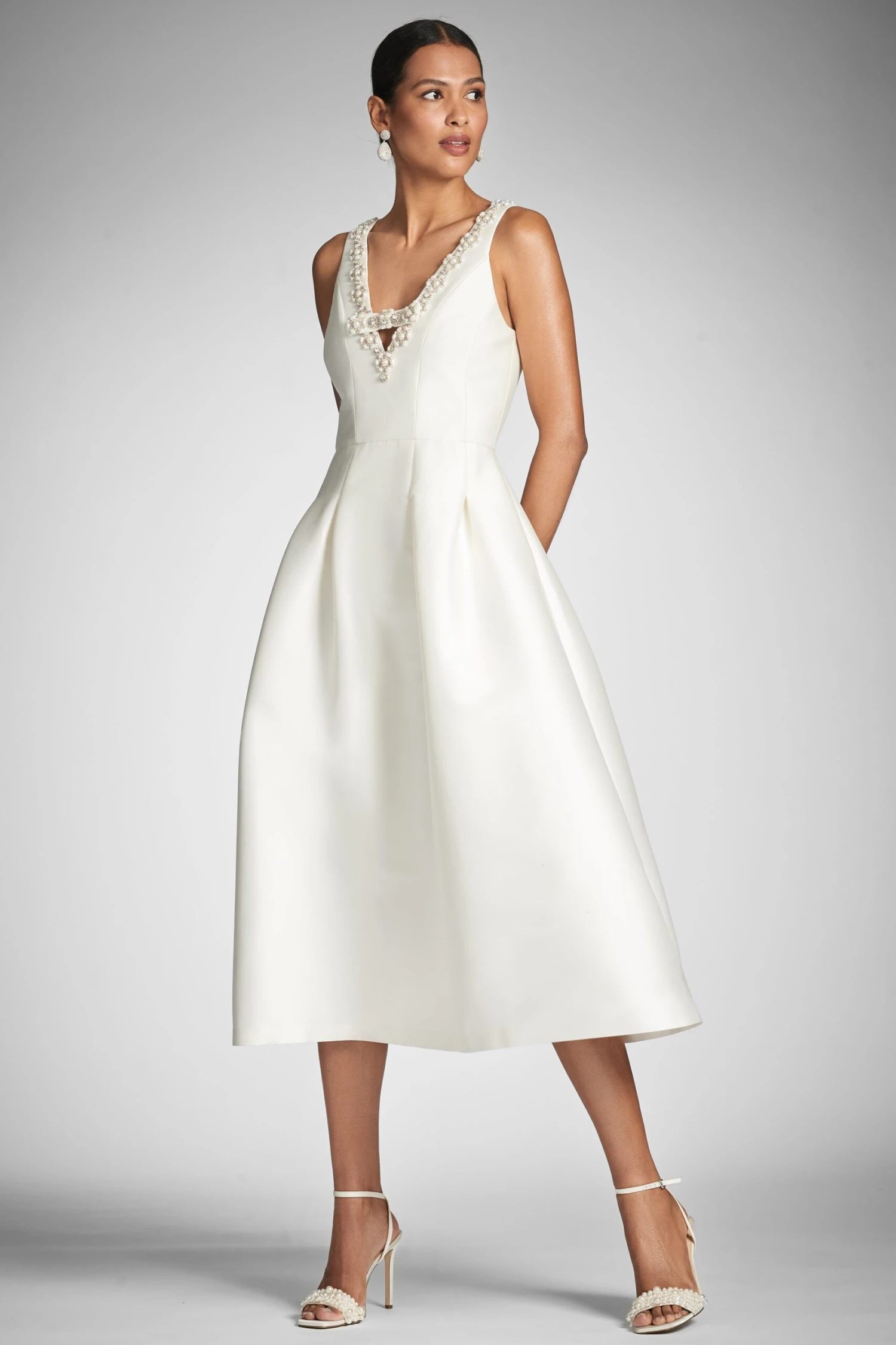 Millie Dress - Off White 1 Millie Dress - Off White