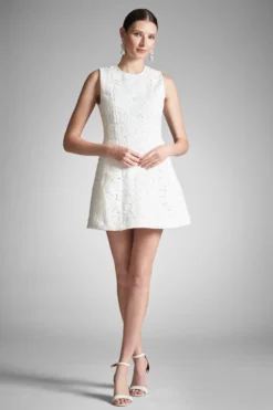 Mon Coeur Dress - Ivory -Sachin & Babi Shop MONCOEURDRESS IVORY FRONT2 scaled