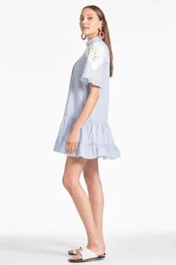 Palma Dress - Pinstripe -Sachin & Babi Shop PALMADRESS PINSTRIPE SIDE scaled