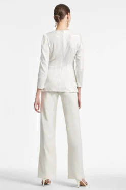 Peyton Top - Ivory -Sachin & Babi Shop PEYTONTOP IVORY BACK scaled