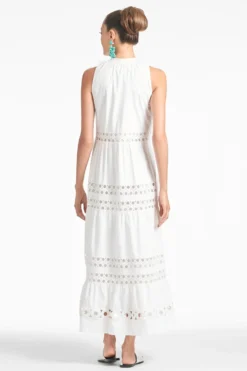 Positano Dress - White -Sachin & Babi Shop POSITANODRESS WHITE BACK scaled