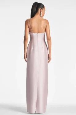 Pryce Gown - Blush 7 Pryce Gown - Blush -Sachin & Babi Shop PRYCEGOWN BLUSH BACK scaled