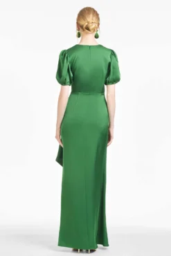 Mila Gown - Emerald -Sachin & Babi Shop R221G10 310 MILAGOWN EMERALD BACK scaled