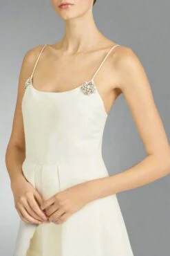 Audra Dress - Ivory 8 Audra Dress - Ivory -Sachin & Babi Shop S221B36 103 AUDRAGOWN IVORY DETAIL