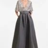 Simone Gown - Charcoal