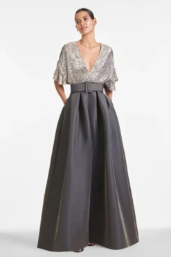 Simone Gown - Charcoal
