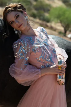 On The Rocks Clutch - Pink Lemonade Bouquet -Sachin & Babi Shop SACHINBABI RAW1145 2 scaled