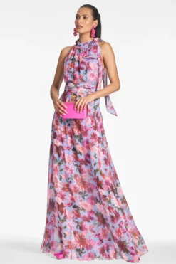 Selena Gown - Pink/Periwinkle Dahlia