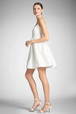 Serena Dress - Ivory 6 Serena Dress - Ivory -Sachin & Babi Shop SERENADRESS IVORY SIDE scaled