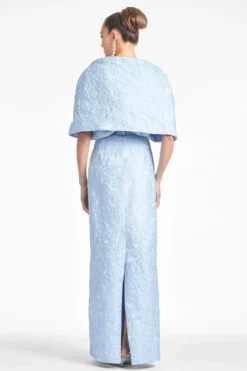 The Hug Shawl - Ice Blue 13 The Hug Shawl - Ice Blue -Sachin & Babi Shop SHAWL ICEBLUE BACK scaled