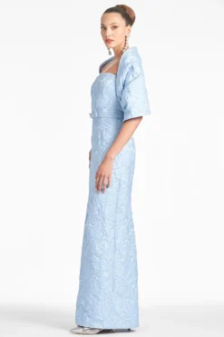 The Hug Shawl - Ice Blue 10 The Hug Shawl - Ice Blue -Sachin & Babi Shop SHAWL ICEBLUE SIDE scaled