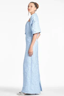 The Hug Shawl - Ice Blue 11 The Hug Shawl - Ice Blue -Sachin & Babi Shop SHAWL ICEBLUE SIDE2 scaled