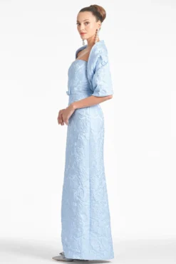 The Hug Shawl - Ice Blue 12 The Hug Shawl - Ice Blue -Sachin & Babi Shop SHAWL ICEBLUE SIDE4 scaled