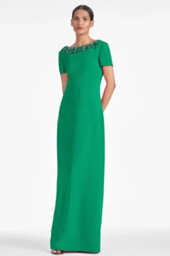 Shiloh Gown - Cadmium Green