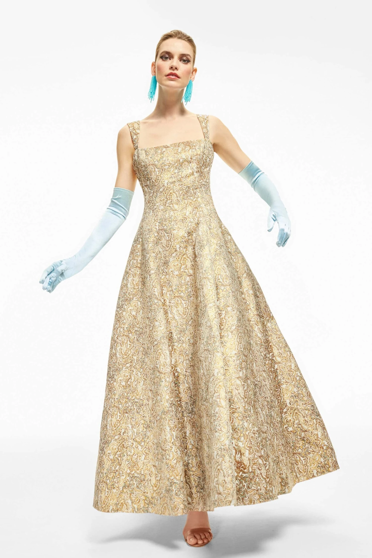 Audrey Gown - Gilded Floral 6 Audrey Gown - Gilded Floral - Image 6