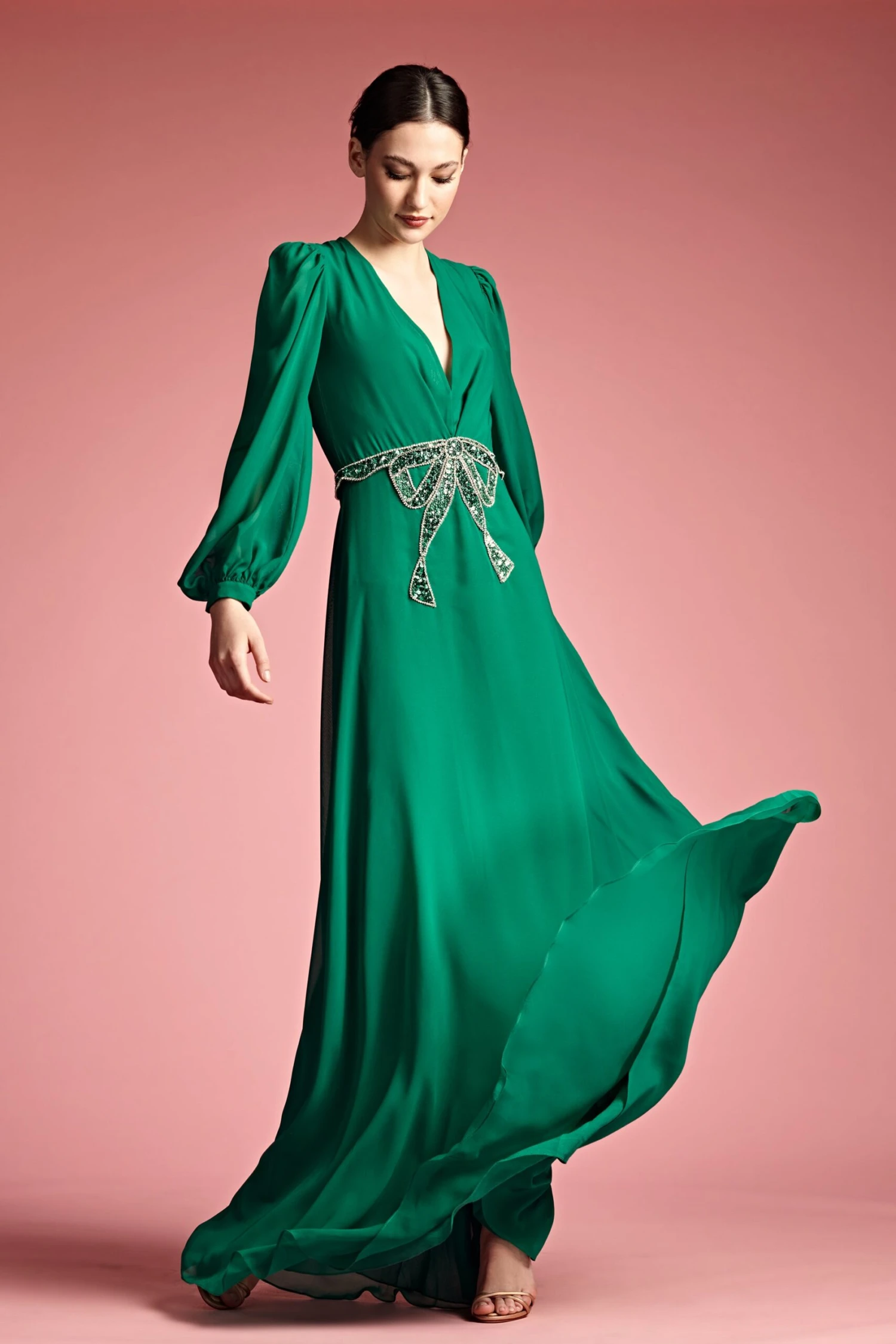 Ramsey Gown - Malachite 5 Ramsey Gown - Malachite - Image 5