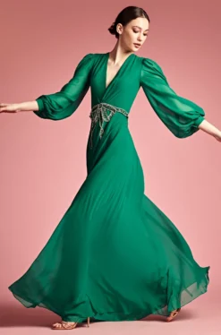 Ramsey Gown - Malachite 12 Ramsey Gown - Malachite -Sachin & Babi Shop SHOT 08 901 v2 scaled