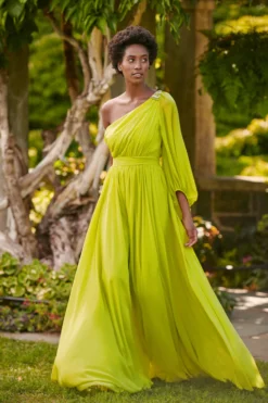 Makayla Gown - Chartreuse -Sachin & Babi Shop SHOT 14 067 scaled
