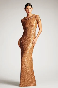 Shiloh Gown - Honey 12 Shiloh Gown - Honey -Sachin & Babi Shop SHOT 16 014 v2 scaled