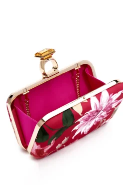 On The Rocks Clutch - Deep Pink Dahlia -Sachin & Babi Shop SHOT 18 436 scaled