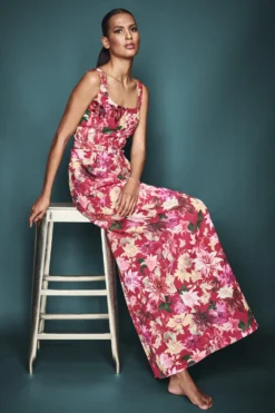 Lana Gown - Deep Pink Dahlia -Sachin & Babi Shop SHOT 30 0027 scaled