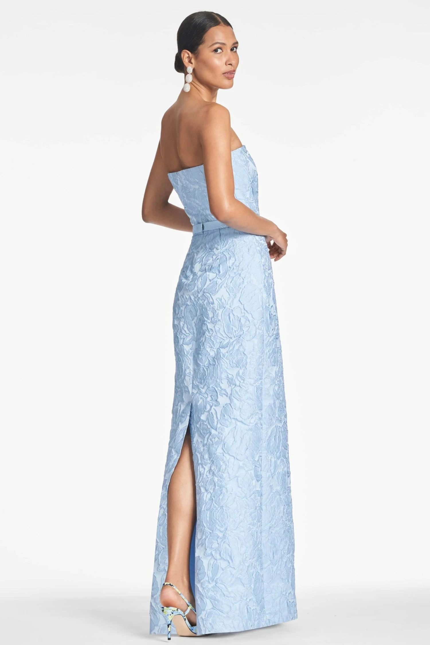 Sophia Gown - Ice Blue 6 Sophia Gown - Ice Blue - Image 6