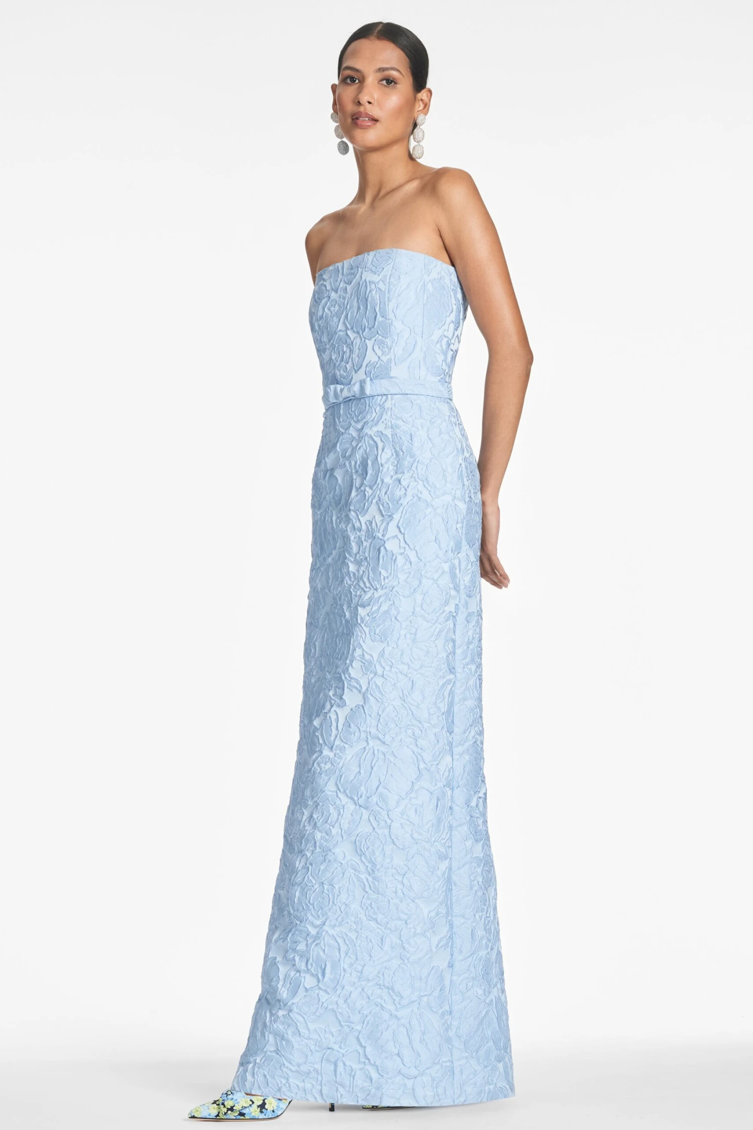 Sophia Gown - Ice Blue 2 Sophia Gown - Ice Blue - Image 2