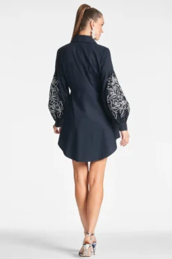 Tate Shirtdress - Midnight 5 Tate Shirtdress - Midnight -Sachin & Babi Shop TATESHIRTDRESS MIDNIGHT BACK 6e4b1b37 dc89 4b73 b9db 380bafa32aa4 scaled