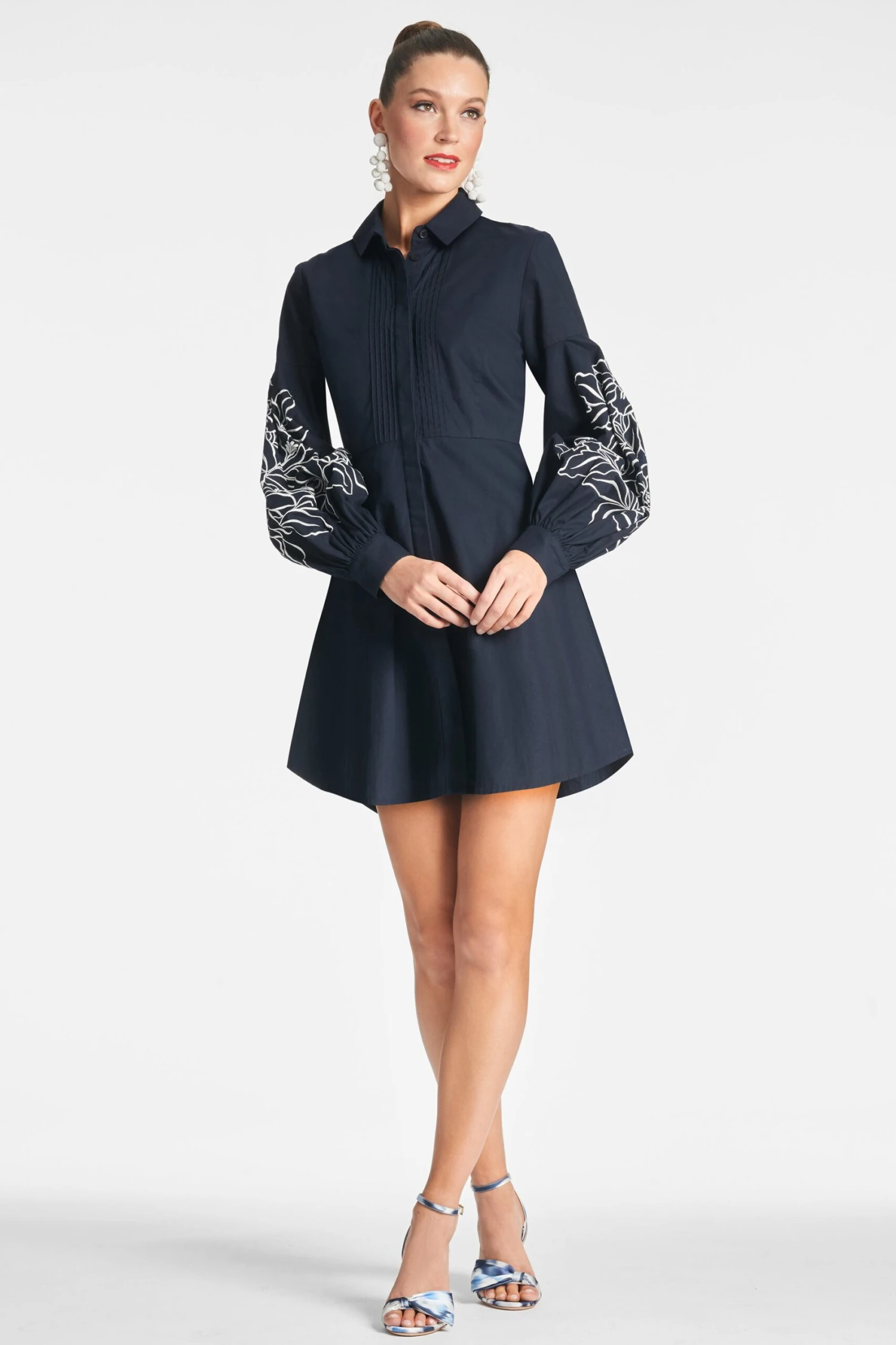 Tate Shirtdress - Midnight 1 Tate Shirtdress - Midnight