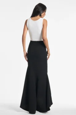 Tatianna Skirt - Black -Sachin & Babi Shop TATIANNASKIRT BLACK BACK scaled