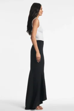 Tatianna Skirt - Black -Sachin & Babi Shop TATIANNASKIRT BLACK SIDE scaled