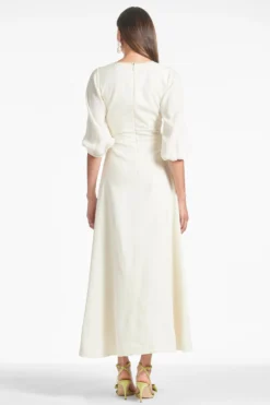 Varenna Dress - Giglio Colorato -Sachin & Babi Shop VARENNADRESS GIGLIOCOLORATO BACK scaled