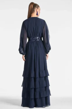 Venus Gown - Midnight -Sachin & Babi Shop VENUSGOWN MIDNIGHT BACK 9e5f1235 456d 4e28 8754 a1f9f443e394 scaled