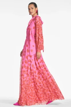 Vera Gown - Rose/Vermillion -Sachin & Babi Shop VERAGOWN ROSEVERMILLION SIDE 4ec2f734 9976 4b97 9ff0 6d765417d91d scaled