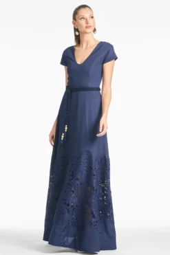 Zefira Gown - Navy
